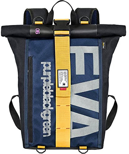 FIREFIRST x RADIO EVA - Evangelion Roll Top Backpack Schule Casual Daypack