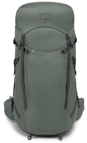 Osprey Sportlite Unisex Hiking Backpacks - Minimalist and lightweight design - Airscape backpanel - Water bottle pockets - Hipbelt - Bluesign approved materials,Pine Leaf Green,30 L