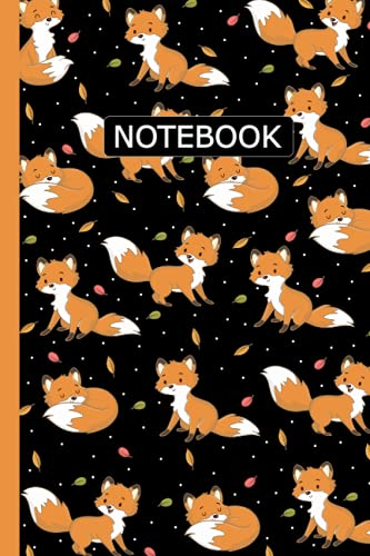 Fox Notebook: Fox Notebook Journal Gifts Fox Blank Lined Notebook Planner