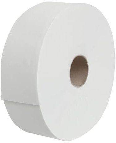 Rouleaux papier toilette Jumbo/Maxi 320m - Pure ouate - 2 plis - Blanc - Ecolabel - Fabriqué en France - Lot de 6