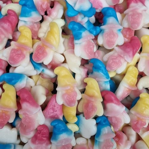 Sweets and Candy® Witches Heads 1Kg - Fruity Flavour Jelly Witches Heads with Faces - Bulk Halloween Sweets - Spooky Candy - Halloween Pick and Mix for Trick or Treat, Cake Toppers or Parties