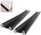 Gvolatee 2 pièces Boudin de Porte Double Isolant 96 cm, Bas de Porte Asolation Anti Froid Lavable et Durable Anti Bruit Insect, Boudin Porte Noir Bâton en Mousse Inséré Découpable Gris