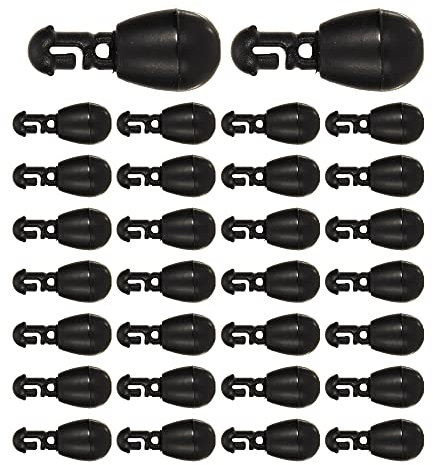 TAORANJU 30 Pcs Fishing Snaps Kit Quick Change Bead Fishing Accessories Fishing Hook Links Instantly Shock Bead for Carp, Grass Carp, Crucian