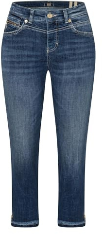 Mac - Damen 5-Pocket Jeans, Rich Slim (5755-90-0389L), Größe:W32, Länge:L26, Farbe:Dark blu net wash (D671)
