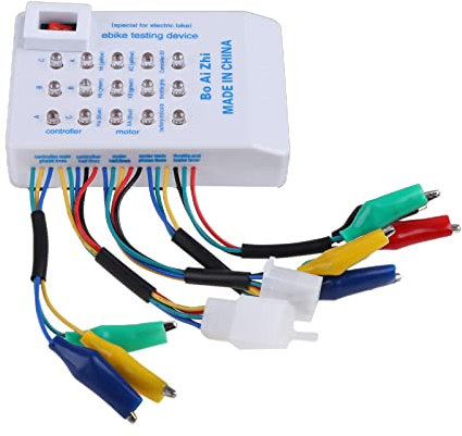 COSSIKA E-Bike-Messgerät, 24 V/36 V/48 V/60 V/72 V, Elektroauto, E-Bike-Roller, bürstenloser Motor-Controller-Tester, schnelles, batteriebetriebenes Gerät