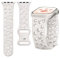 Ocaer Kompatibel mit Apple Watch Armband 42mm 41mm 40mm 38mm, Niedlich Weiches Silikon iWatch Armband für Apple Watch Series 10 9 8 7 6 5 4 3 2 1 SE, Katze Hund Pfoten Sport Band Damen（Polarstern）