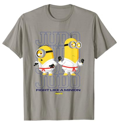 Minions Judo Judo Judo Fight Like A Minion Big Chest Poster T-Shirt