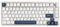 EPOMAKER P75 Aluminium Mechanische Tastatur Kabellos, Thocky Gasket Hot-Swap Gaming-Tastatur RGB, Bluetooth 5.0/2,4 GHz/USB-C,für PC/Laptop/PS/Xbox (Silber Weiß, Zebra Switch)