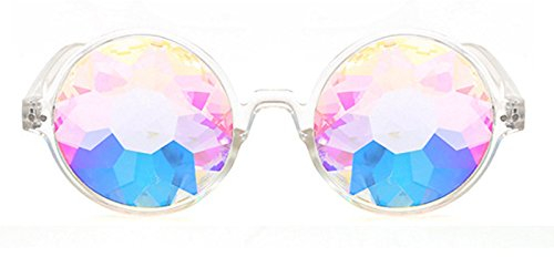 COSINE Kaleidoskop Party Sonnenbrille Beugte Linse-Transparent
