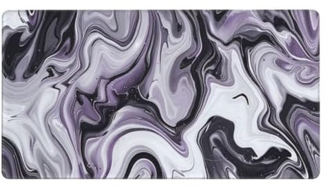 Grand Tapis de Souris Gamer, Tapis de Souris Violet Tapis Souris XXL 900x600mm, Tapis Souris Beige Tapis de Souris Gaming Imperméable, Mouse Pad pour Gamer, Ordinateur, PC, Femme Enfant Cadeau ly-154