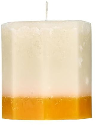 Ginger & Lime - Original Organics Octagon Shaped, Luxury Cosy Scented Candle for The Home - Hand Poured 100% Recycled Wax - Up to 60 Hours Burn Time, Gift for Men and Women