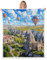 feelingyou Turkey Bed Blanket,Romantic Hot Air Balloon Sky Tourism Flannel Blanket for Room Decor,Rustic Village Stone Houses Natural Mount Garden Fleece Blanket for Kids,Super Soft,Throw 50x60