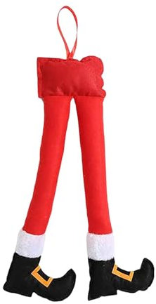 Gambe di Babbo Natale per albero di Natale, tronco auto, gambe di Babbo Natale, decorazioni con ciondolo – decorazione natalizia per auto, costume per albero di Natale, , porta