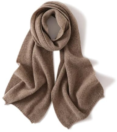 Kelsiop Damen-Wollschal, einfarbig, vielseitig, gestrickt, langer Stil, australischer Wollschal, Herbst