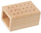 harayaa Wood Nail Bits Organizer Nail Tool Holder Manicure Tool Storage Box, Grinding Head Storage Stand, for Home Use Nail Salon