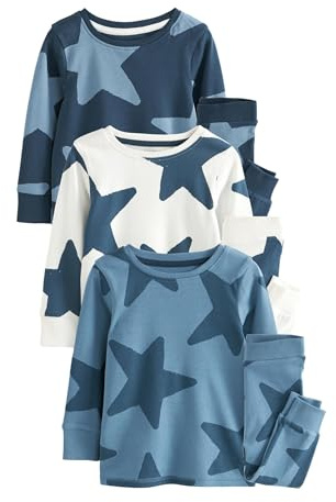 NEXT Jungen 3er-Pack Langarm-Schlafanzüge