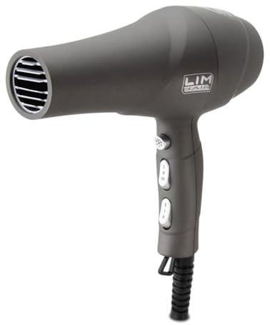 Secador de cabello LIM HAIR AM1 6.0 2400 W nano silver. El secador PROFESSIONAL con la máxima potencia y durabilidad para uso en salón de peluquería. Ligero.
