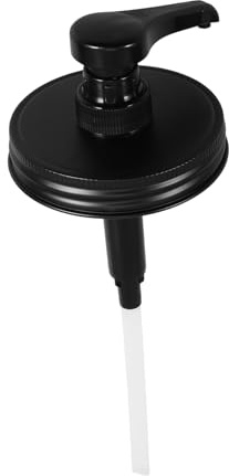 Sosoport Syrup Pump Dispenser for Mason Jar 86mm Lid Plastic Kitchen Jam Bottle Pump Honey and Syrup Bottle for Coffee and Beverage Use