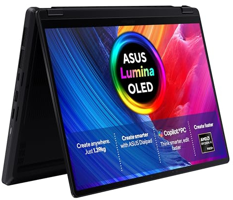 ASUS ProArt PX13 HN7306EA Copilot+ Laptop | AMD Ryzen AI Max+ 395 | 64GB RAM | 1TB PCIe SSD | 13.3 3K (2880x1800) 400nits OLED Touchscreen | Windows 11