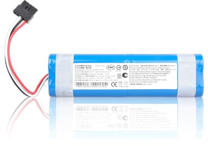 3400mAh 14,4 V Batería Compatible con Xiaomi Mop, Mop 2S, Mop Pro, Mop P Aspiradoras Robot, Conga 3290, 3390, 3490, 3590, 3690, 3790, 3890 Aspiradoras Robot STYTJ02YM XMSTJQR2S