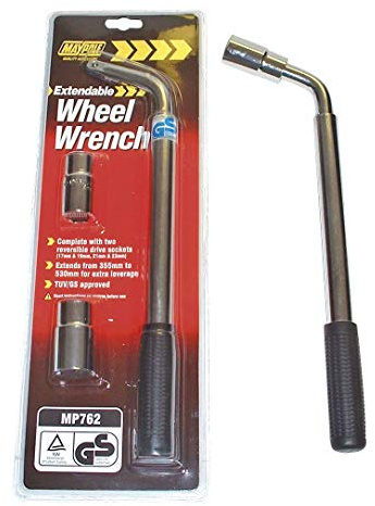 Maypole 762 Extendable Wheel Wrench, 355mm - 530mm