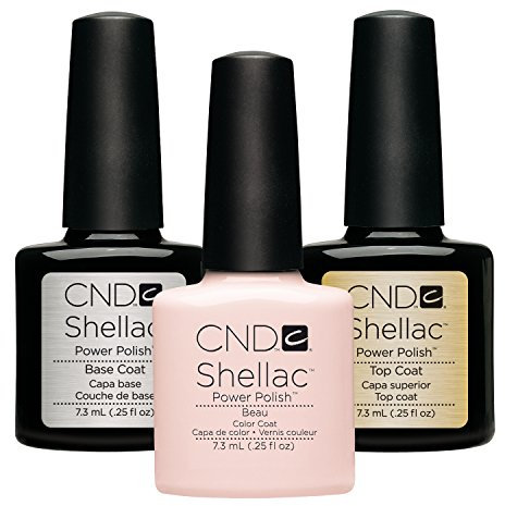 CND Original Shellac Beau + Base Coat + Top Coat 7.3 ml 1er Set 1 x 22 ml