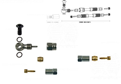 DiscoBrakes Armaturen für 1 Magura Hydraulikbremsschlauch Montage Banjo Adapter Marta Louise