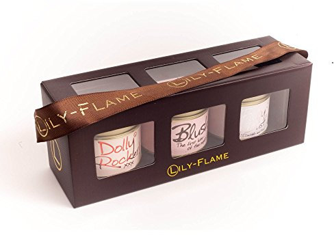 Lily Flame Girly Pink Candle Gift Set