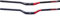 Reverse Base Fahrrad Lenker 31.8mm 790mm schwarz/rot: Größe: 18mm Rise