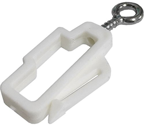 Fort Fasteners Curtain Rail Stop Ends To Fit Whiteline Track White Pack 4 Stop Ends