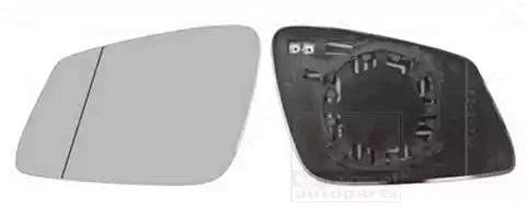 VAN WEZEL Spiegelglas, Außenspiegel 0617837 links, beheizbar | Kompatibel mit: BMW 5, 5 Gran Turismo, 5 Touring, 6 Cabriolet, 6 Coupe, 6 Gran Coupe, 7