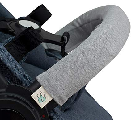 JYOKO KIDS Abdeckung Deckt Griff für Kinderwagen (Grey Stone, Einzel)