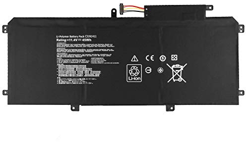 ASKC C31N1411 Laptop Battery for ASUS ZenBook UX305 UX305F UX305FA UX305FA-USM1 UX305UA UX305CA U305 U305F U305FA U305FA5Y71 U305FA5Y10 11.4V 45Wh