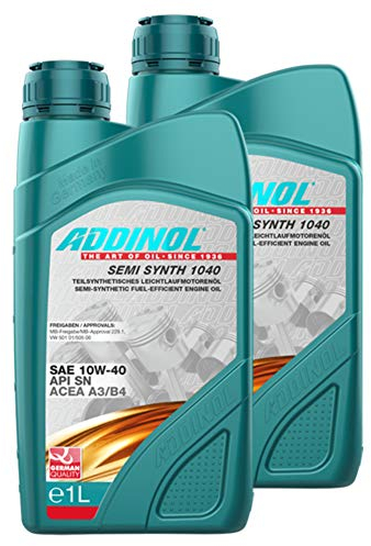 Addinol 2X Motoröl Motorenöl Motor Motoren Motor Oil Engine Oil Benzin Diesel 10W-40 Semi Synth 1040 1L 72098407