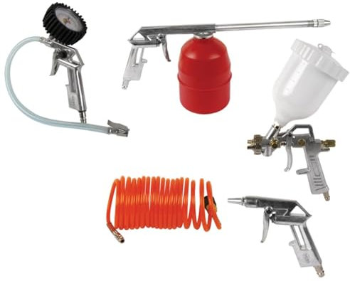 ITOOLS - Kit de aire comprimido con 5 accesorios para compresores de aire de 1/4