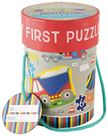 FLOSS & ROCK FLS40P3595 - MY FIRST PUZZLES CONSTRUCTION 3, 4, 6, 8 PIECE