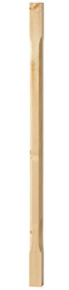 Schwedenhaus-Design -phasengefräster Pfosten 40x40x910mm (144) - orig. Schwedenhaus-Design Produkt Treppe, Balkon, Geländer, Stuhlbein, Tischbein, nordisches Fichtenholz