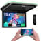 XTRONS Android Car Overhead with 15.6 Inch IPS Touch Screen Android Car Roof Monitor with FHD IPS Screen Built-in Speaker/WiFi support HDMI/USB/FM/IR/RCA Input