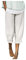 Haiorziyou Damen Verkürzte Hose Einfarbig Leinenhose Straight Lose Plus Size Trainingshose Frauen Elastischer Weitem Bein Freizeithose Stoffhose mit Taschen Strandhosen