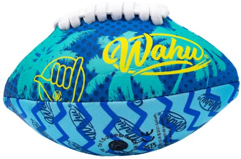 Wahu American Football - Mini (6.5) | 100 Percent Waterproof All-Weather American Football Ball with Real Laces | Ideal Garden or Beach Toy | Ages 5 Plus