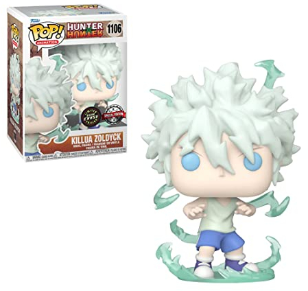Funko Pop Hunter x Hunter Killua Zoldyck 'Godspeed' (GITD) Chase Figur (AAA Anime Exclusive)