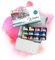 7 Artists Urban Sketching Aquarellfarben Rosa Gallery Set – 12 x Näpfchen Lebendige Farben, Hochwertige Künstler-Aquarell im Mehrzweck-Metallkasten mit Mischpalette, Künstler Aquarellkasten