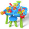 TEMI Sand-Wasser-Tabelle für Kleinkinder, 4 in 1 Sand-Tabelle und Wasser Spielen Tabelle, Kinder Tisch Aktivität Sensory Play Tabelle Strand Sand Wasser Spielzeug für Kleinkinder Alter 3-5