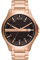 Armani Exchange Herrenuhr 3-Zeiger-Werk Datum Edelstahl roségoldfarben, AX2449