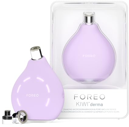 FOREO KIWI derma Microdermabrasionsgerät, weißer Pickel- & Mitesserentferner fürs Gesicht - Skin Care Tools - Mitesserentferner - Keine Poren-Strips - Porenreiniger mit Vakuum