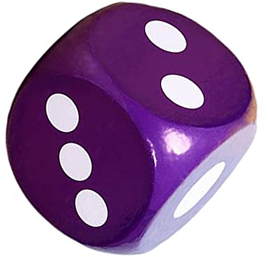 Paowsietiviity Schaumstoff-Würfel zum Mathematik-Zählen für Jungen und Mädchen, Klassenzimmer, Partygeschenke, lila, 20 cm