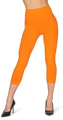 looksy Capri 3/4 Länge Leggings für Frauen Workout Hose Cropped Yoga Baumwolle Pants Plus Size