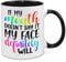 If My Mouth Doesn't Say It - Funny Novelty Gift Silly Present Mug Birthday Christmas for Mum Dad Friend Sister Brother Grandparents for Man Woman Secret Santa Work Quotes (Rainbow)