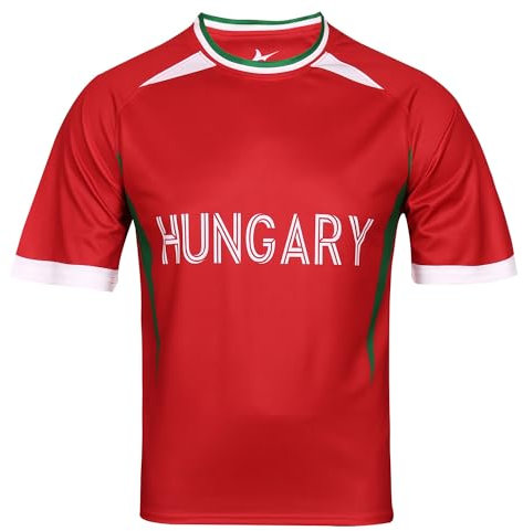 Antonio Ungarn Herren Trikot Gr. S rot