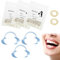 Elastische Gummibänder,300 PCS Zähne Gummiband,Kieferorthopädische Elastische,Zahnspangengummis,Mehrzweck-Gummibänder,für Befestigung von Zahnspaltzubehör,(Pinguin 5/1),Kommt mit 3 Öffnern